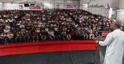 কুমিল্লায় জুলাই-আগস্ট ঐতিহাসিক গণঅভ্যুত্থানের প্রথম বর্ষপূর্তি শহীদদের স্মরণে স্মরণসভা অনুষ্ঠিত।